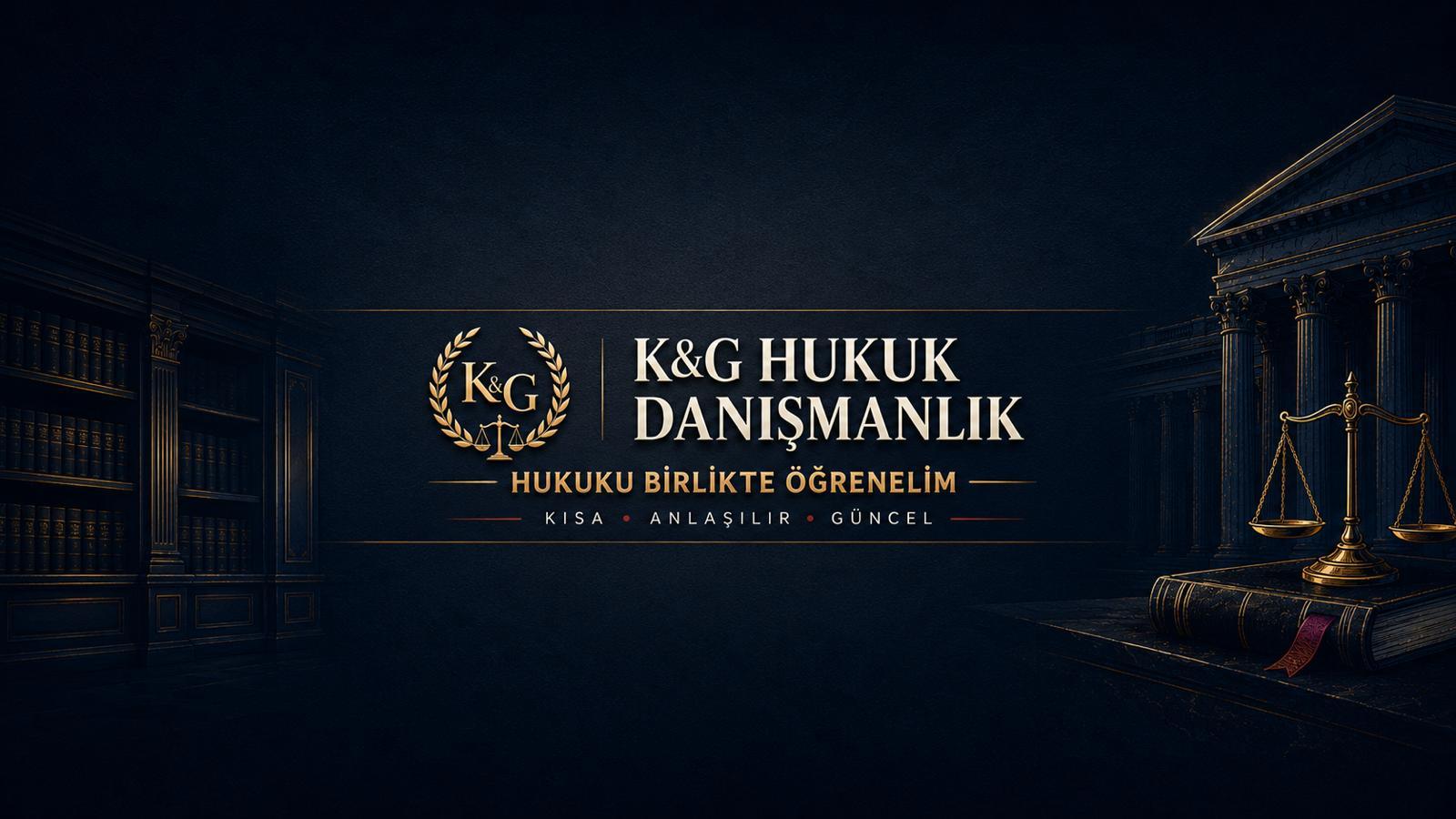K&G Hukuk ve Danışmanlık — gece laciverti ve altın marka kompozisyonu